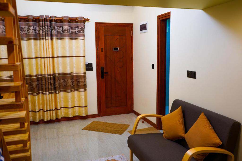 Posezení v ubytování Banyan Villa Maldives Dhangethi