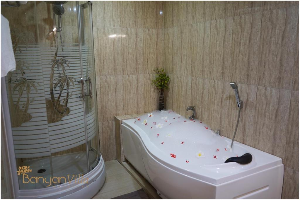 Koupelna v ubytování Banyan Villa Maldives Dhangethi