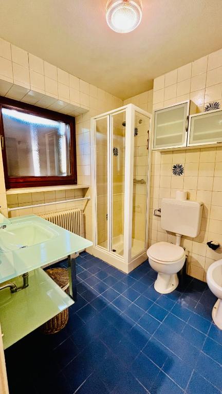 Koupelna v ubytování PredazzoHouse