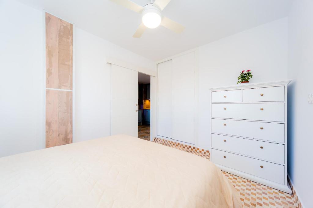 Posteľ alebo postele v izbe v ubytovaní Apartamento Torresol