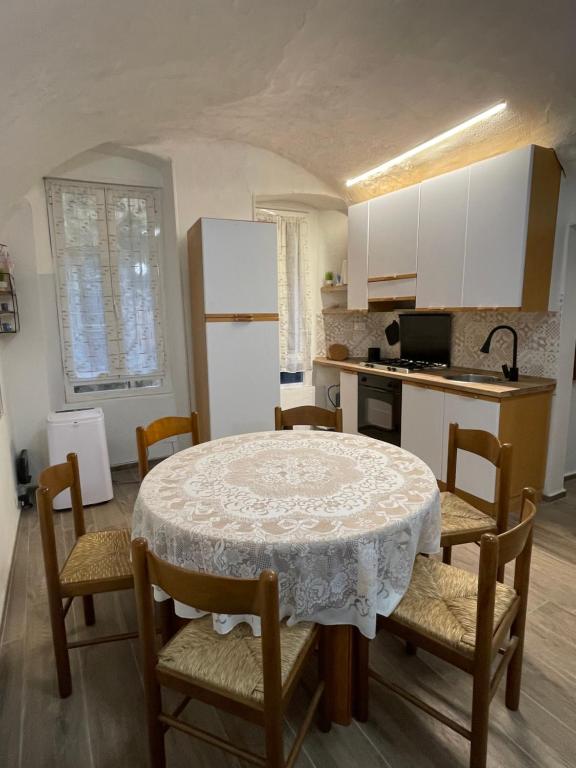 Η κουζίνα ή μικρή κουζίνα στο Casa via palma