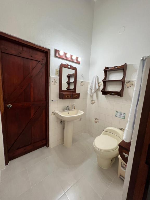 Koupelna v ubytování La Casa de los Patos