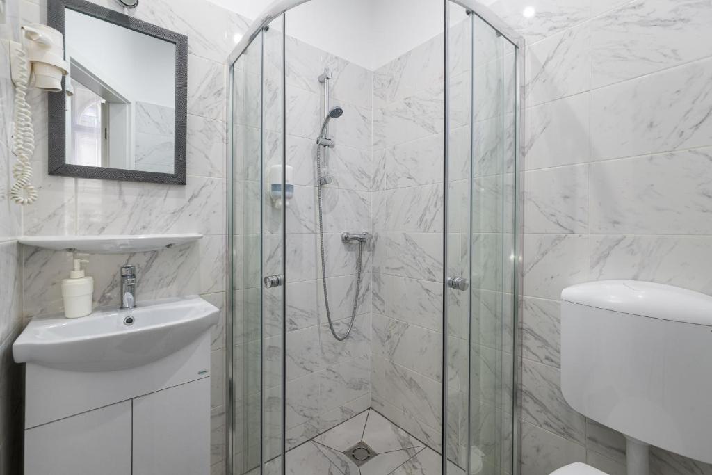 Kúpeľňa v ubytovaní Delta Apartments Budapest