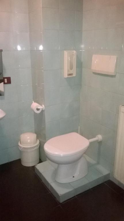 Koupelna v ubytování Hotel Aurora