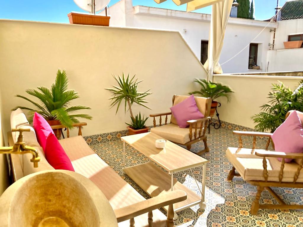 Posedenie v ubytovaní Casa Terraza Judería