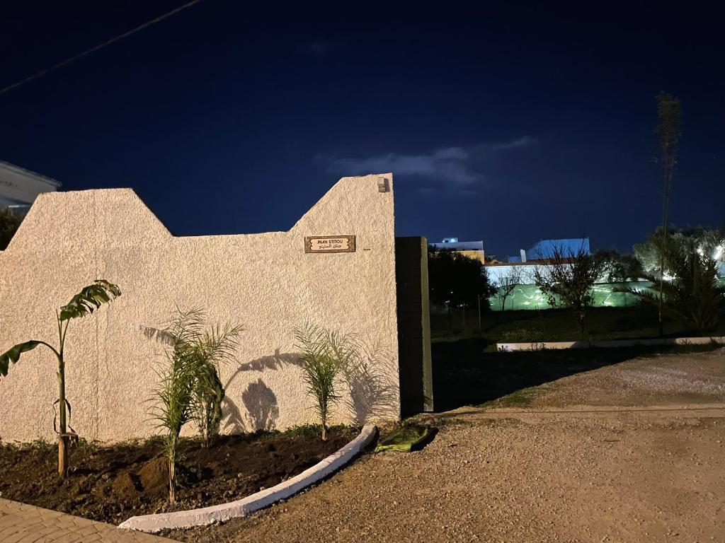 El edificio en el que está la villa