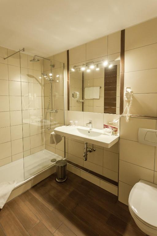 Koupelna v ubytování Hotel Magdalenenhof inklusive MeineCardPlus