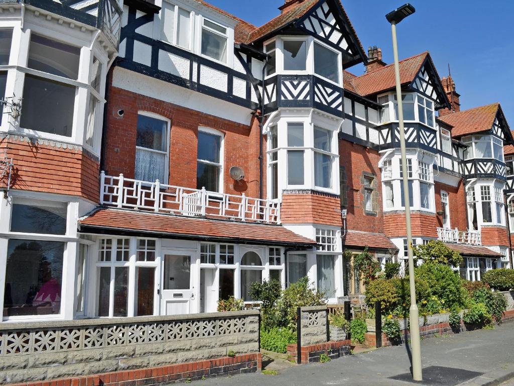 a row of houses on a city street at South Cliff Sands Ii in Scarborough