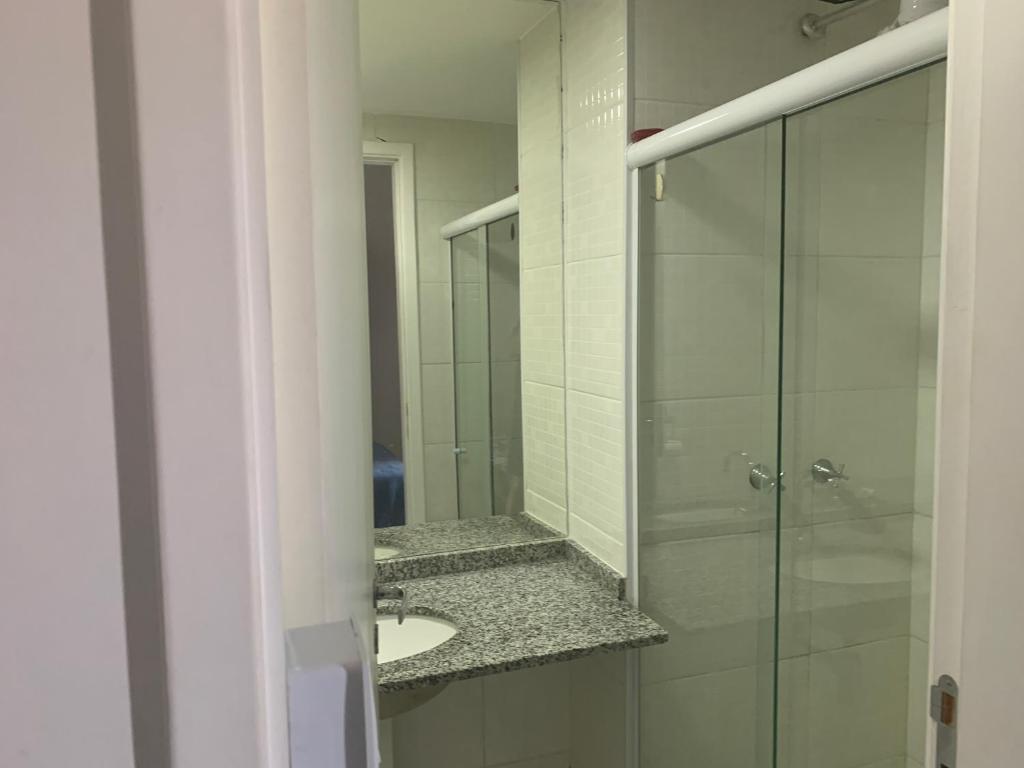 Koupelna v ubytování Itaguaí Flat - Centro