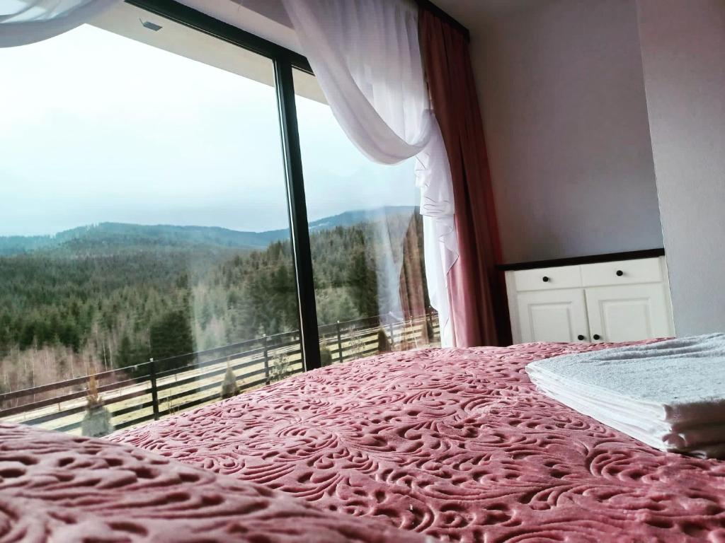 Conacul Munții Bucovinei - Sala Familiar Con Vista A La Montaña