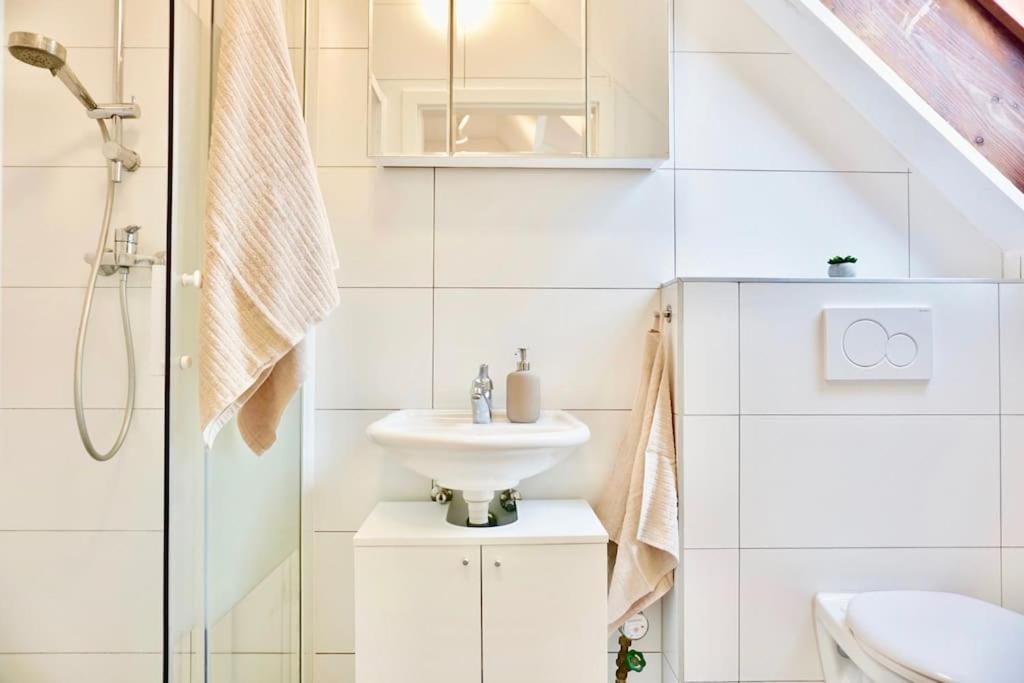 Koupelna v ubytování NEU I moderne zentrale Wohnung I Netflix I 4 Gäste