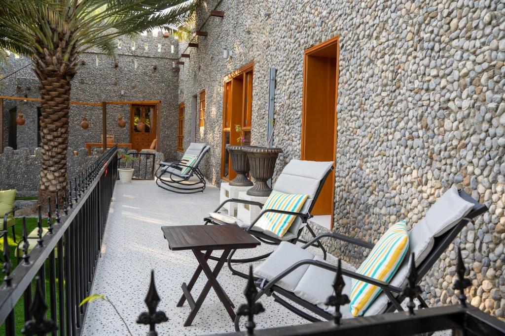 Balkón nebo terasa v ubytování Aryaf hostel