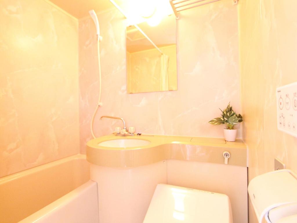 Koupelna v ubytování HOTEL LiVEMAX BUDGET Utsunomiya