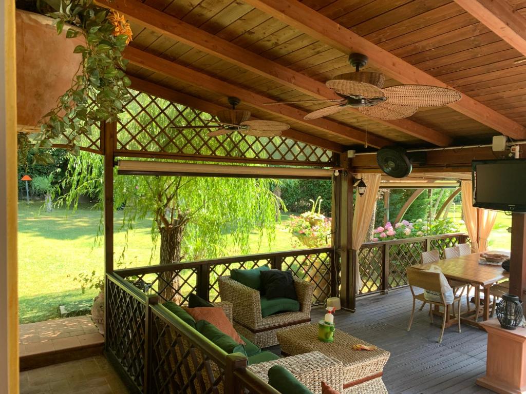 Ogród w obiekcie Villa Stella