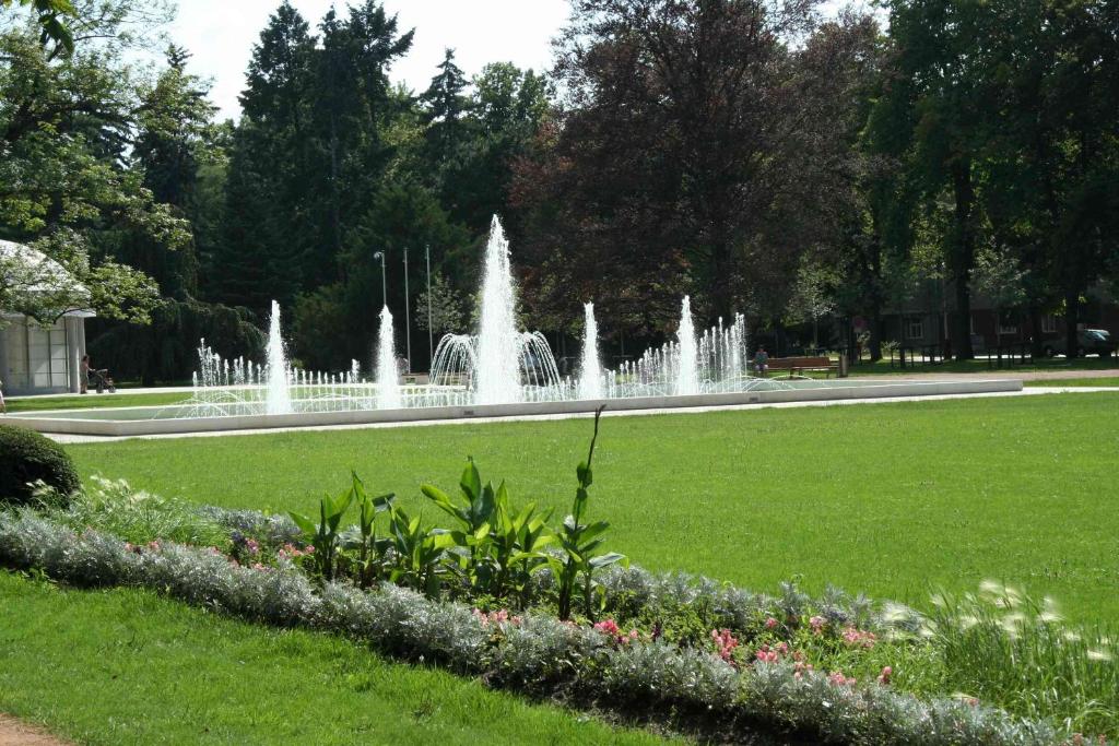 Zahrada ubytování Lazensky Hotel Park