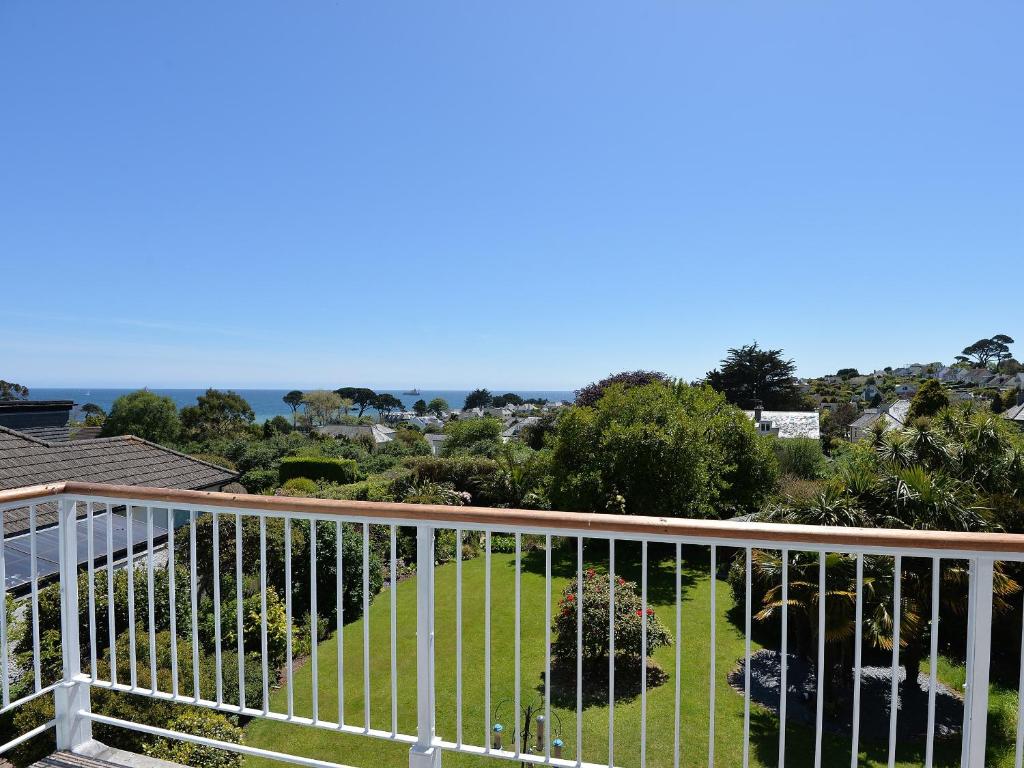 a view from the balcony of a house at Florizel in Falmouth