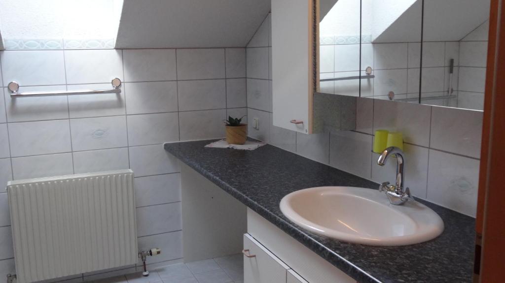 Koupelna v ubytování Ferienwohnung Schlemmer