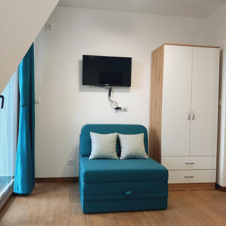 TV a/nebo společenská místnost v ubytování Apartman Danica