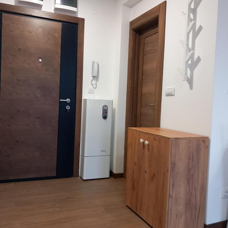 Kuchyň nebo kuchyňský kout v ubytování Apartman Danica