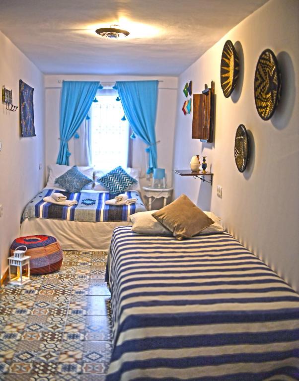 Letto o letti in una camera di Riad Darna