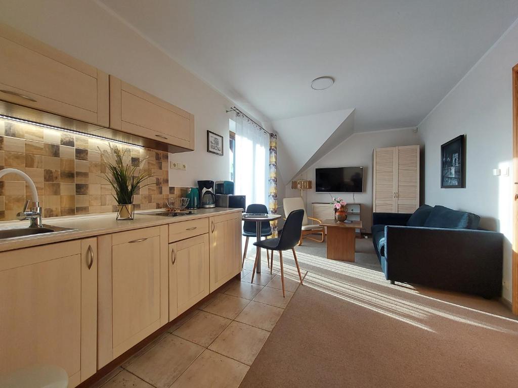 Kuchyňa alebo kuchynka v ubytovaní Apartamenty LeVilla