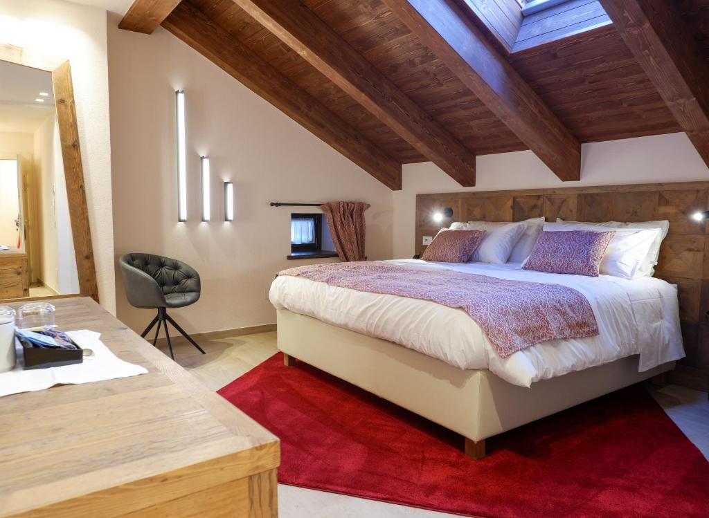 Postel nebo postele na pokoji v ubytování Maison Bertin