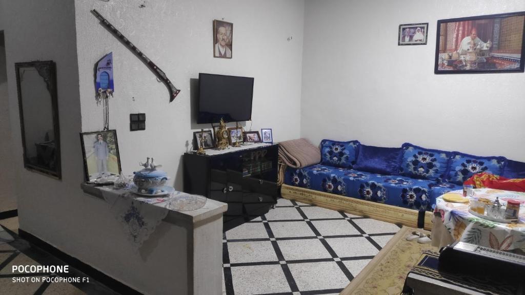 TV a/nebo společenská místnost v ubytování Villa familys