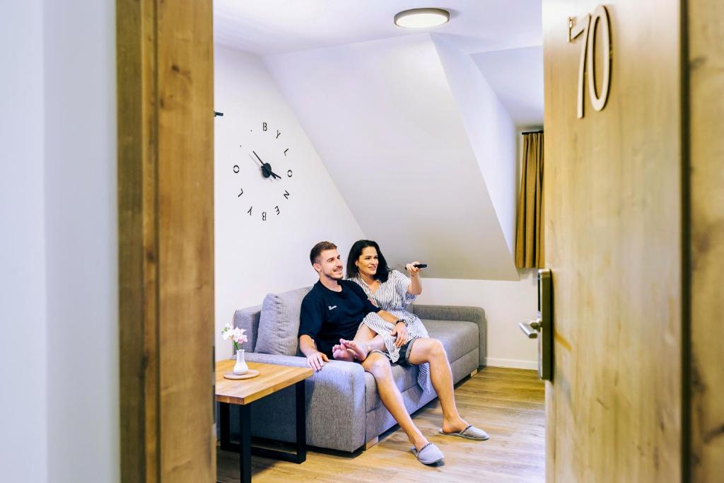 Posezení v ubytování Bylo Nebylo apartmány