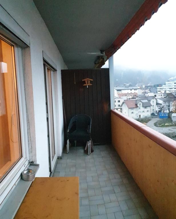 Balkón nebo terasa v ubytování Alpen Appart Bludenz City