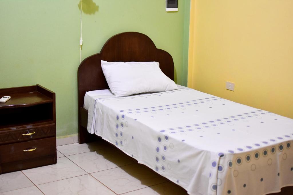 Postel nebo postele na pokoji v ubytování Palmas Park Hotel y Restaurant