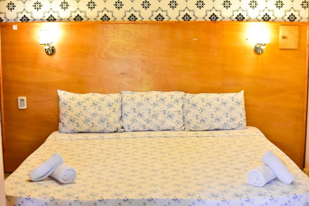 Postel nebo postele na pokoji v ubytování Palmas Park Hotel y Restaurant