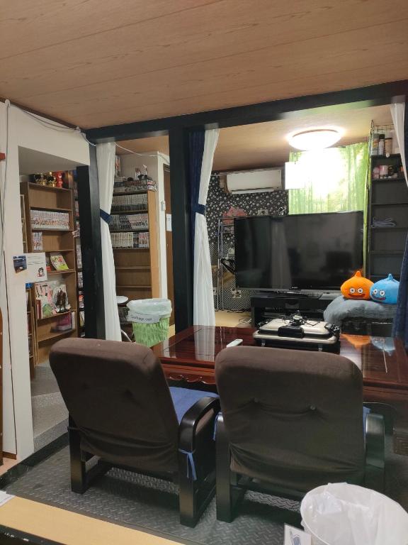 Kuchyň nebo kuchyňský kout v ubytování MIROKU Share House