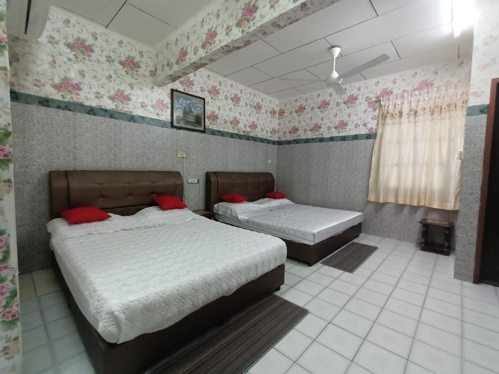 Postel nebo postele na pokoji v ubytování Mountain View Guest House KB