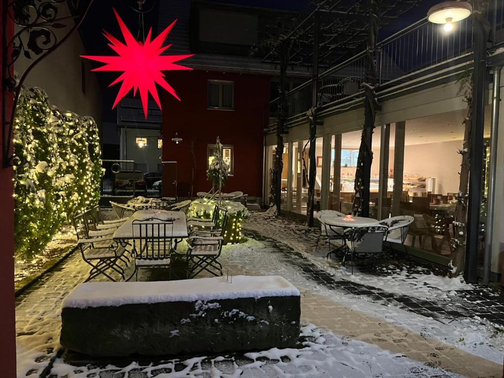 Arndt Hotel Garni v zimě
