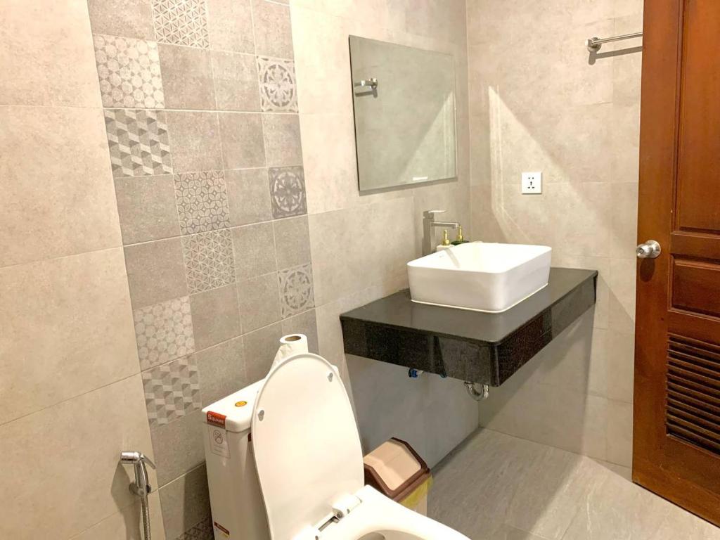 Koupelna v ubytování Laluna Guesthouse