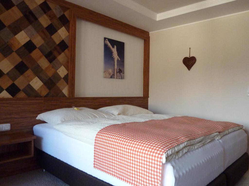 Postel nebo postele na pokoji v ubytování Glätzle`s Ferienhaus