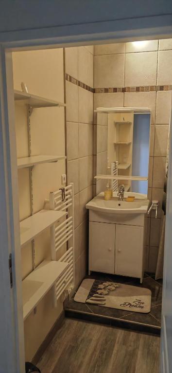 Koupelna v ubytování Gite - Chambre d'hôtes l'OCCITANIA