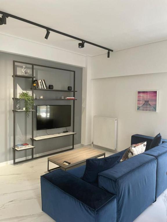 Posezení v ubytování Downtown City Apartment