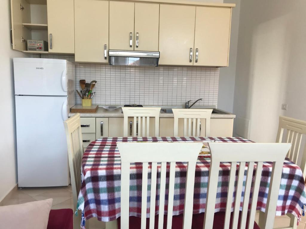 Kuchyň nebo kuchyňský kout v ubytování Kleida Beach Vacation Rentals