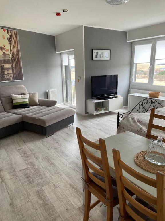 TV a/nebo společenská místnost v ubytování Apartmán Klínovec - Loučná pod Klínovcem 120-6