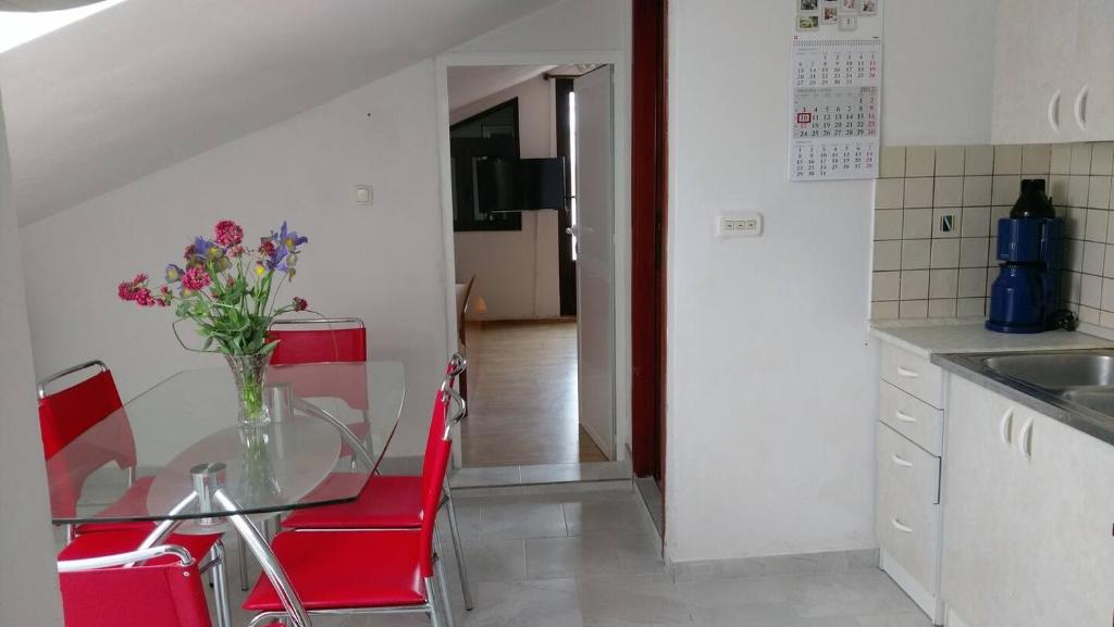 Kuchyňa alebo kuchynka v ubytovaní Apartments Davorka Šimuni