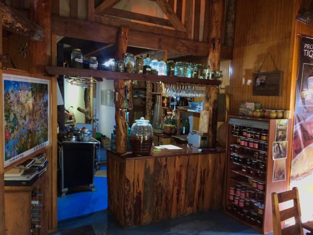 Kuchyň nebo kuchyňský kout v ubytování Habitación en Rio Puelo