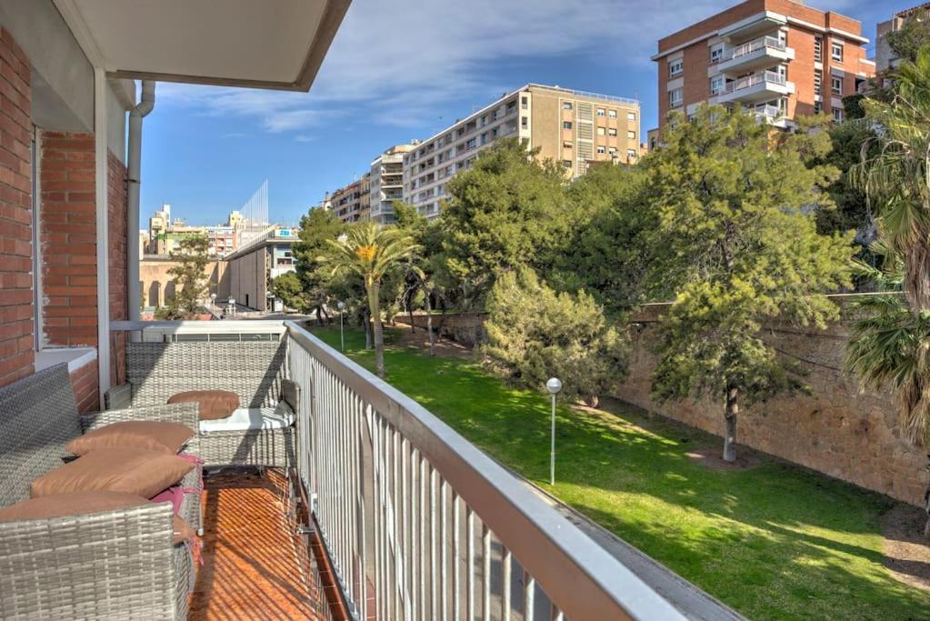 Balkón alebo terasa v ubytovaní Piso centrico en la playa junto la Rambla