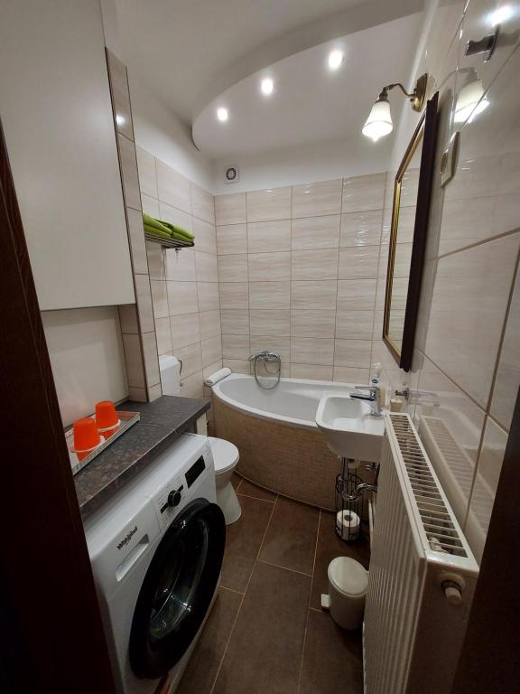 Łazienka w obiekcie Titi Boutique Apartmanok