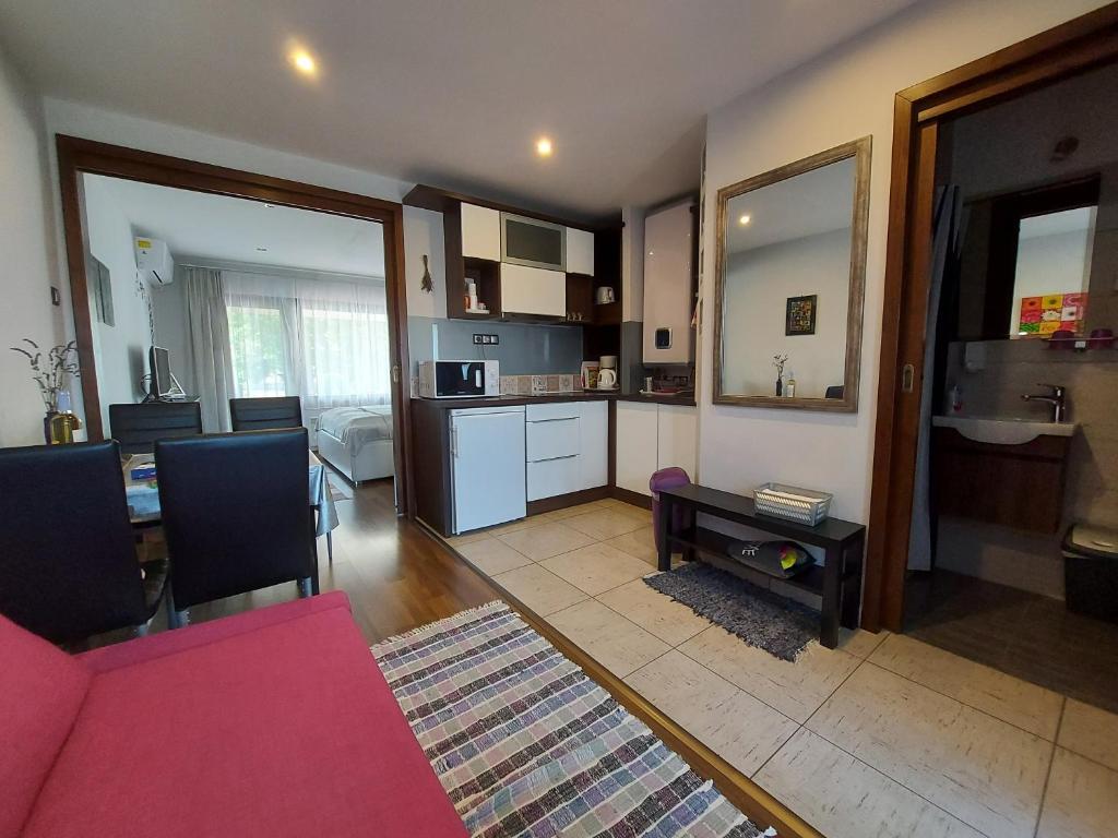 Kuchnia lub aneks kuchenny w obiekcie Titi Boutique Apartmanok