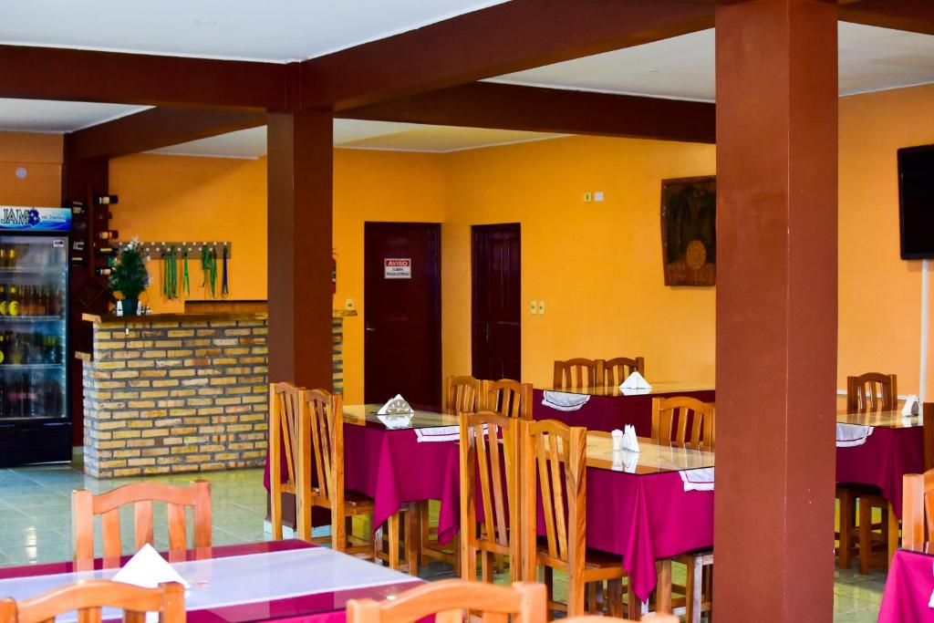Restaurace v ubytování Palmas Park Hotel y Restaurant