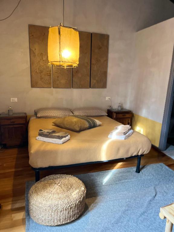 Postel nebo postele na pokoji v ubytování A casa di Lallo