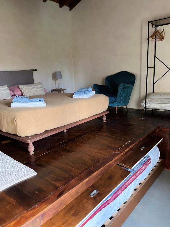 Postel nebo postele na pokoji v ubytování A casa di Lallo