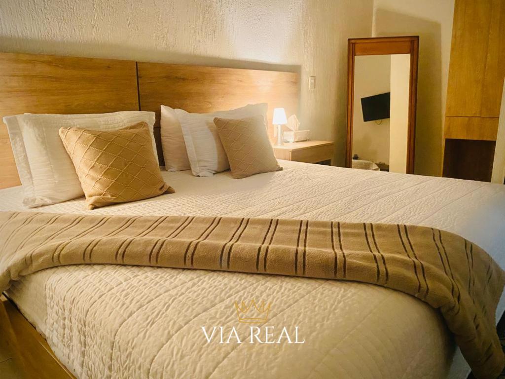 Postel nebo postele na pokoji v ubytování Vía Real Hotel Boutique