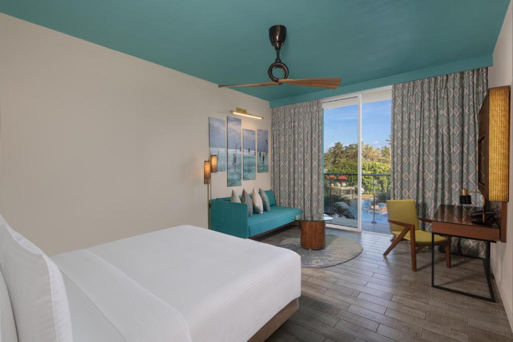 Postel nebo postele na pokoji v ubytování Radisson Blu Resort Galle